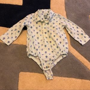 Baby GAP button down bodysuit